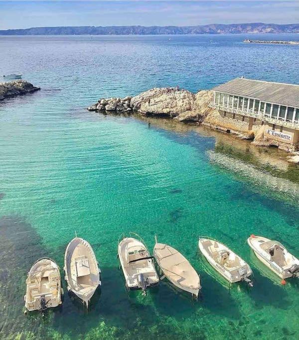 Vallon Des Auffes : Le Cabanon De Mireille Villa Marseille Exterior photo
